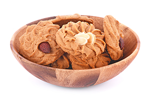 galletas de mantequilla almendras