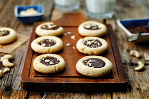 galletas de mantequilla chocolate